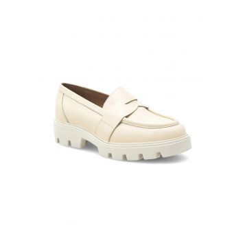 Mocasini dama -  377917 - Piele naturala - Bej Mocasini dama -  377917 - Piele naturala - Bej