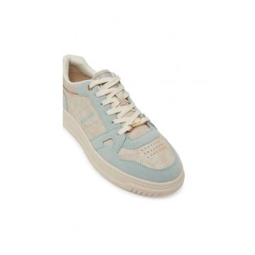 Pantofi sport dama - 5-23620-44 - S Oliver - Piele ecologica - 39 EU - Albastru deschis/Gri