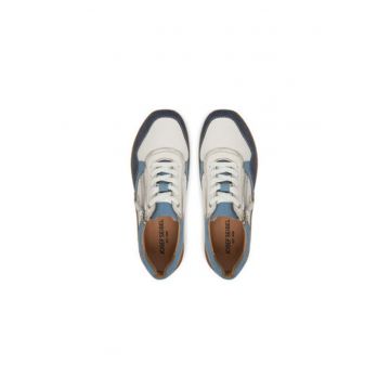 Pantofi sport dama - 92502 -  Piele naturala - 38 EU - Alb/Albastru Pantofi sport dama - 92502 -  Piele naturala - 38 EU - Alb/Albastru