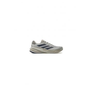 Pantofi de alergare din material textil - cu talpa wedge si logo Pantofi de alergare din material textil - cu talpa wedge si logo