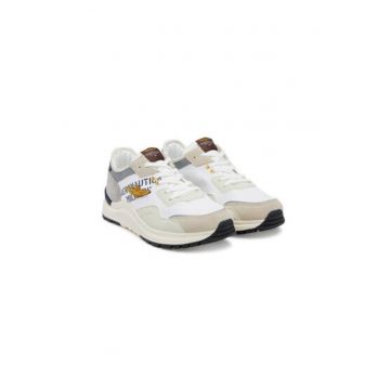 Pantofi sport barbati - 251SC286CT3543 -  Piele naturala - 46 EU - Alb/Gri Pantofi sport barbati - 251SC286CT3543 -  Piele naturala - 46 EU - Alb/Gri