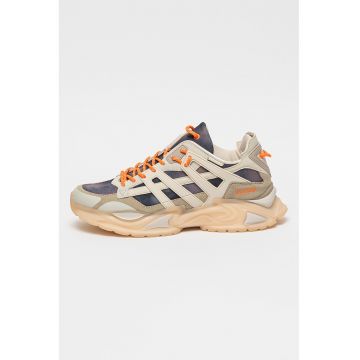 Pantofi sport cu garnituri de piele intoarsa Pantofi sport cu garnituri de piele intoarsa