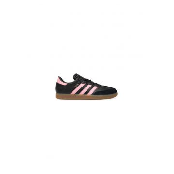 Pantofi sport pentru fotbal din piele cu logo contrastant Pantofi sport pentru fotbal din piele cu logo contrastant