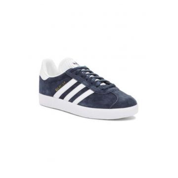 Tenisi cu insertii din piele intoarsa si piele ecologica Gazelle Tenisi cu insertii din piele intoarsa si piele ecologica Gazelle