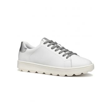 Tenisi  D45WEA 09BNF C0007 - casual - piele naturala - alb - Tenisi  D45WEA 09BNF C0007 - casual - piele naturala - alb -