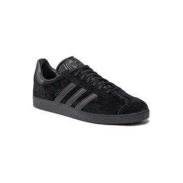 Tenisi unisex din piele intoarsa cu insertii din piele ecologica Gazelle Tenisi unisex din piele intoarsa cu insertii din piele ecologica Gazelle