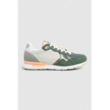 Pantofi sport cu garnituri de piele intoarsa Pantofi sport cu garnituri de piele intoarsa
