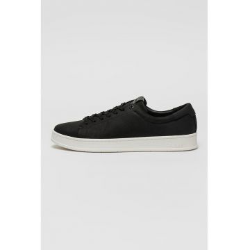 Pantofi sport din piele cu sireturi Pantofi sport din piele cu sireturi