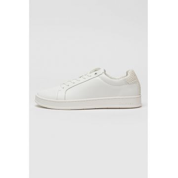 Pantofi sport din piele cu sireturi Pantofi sport din piele cu sireturi
