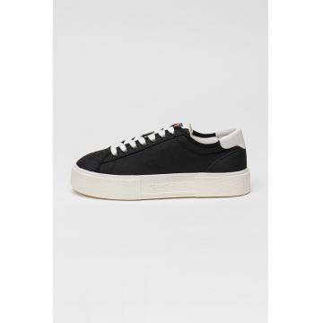 Pantofi sport flatform din panza Pantofi sport flatform din panza