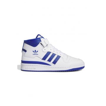 Pantofi sport mid-high de piele si piele ecologica Pantofi sport mid-high de piele si piele ecologica