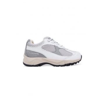 Pantofi sport unisex de plasa cu garnituri de piele Oryon - Gri