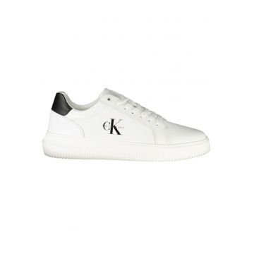 Sneakers barbati Chunky Cupsole - Alb si detalii negre Sneakers barbati Chunky Cupsole - Alb si detalii negre