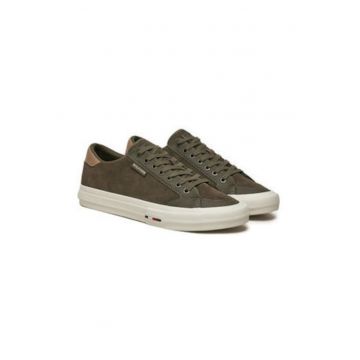 Tenisi barbatesti -  304424083 - piele ecologica - kaki Tenisi barbatesti -  304424083 - piele ecologica - kaki