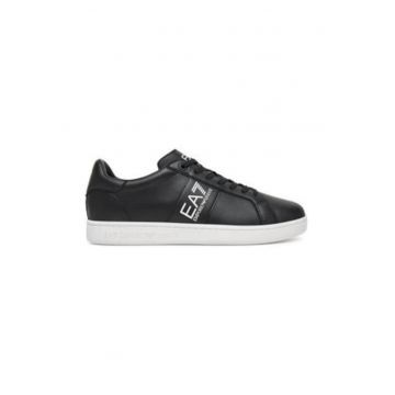 Tenisi barbati - Emporio Armani  piele naturala negru Tenisi barbati - Emporio Armani  piele naturala negru