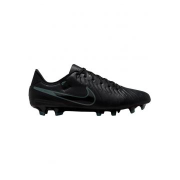 Pantofi de fotbal  negru - piele - pentru iarba naturala si artificiala