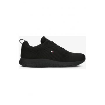 Pantofi sport barbati -  Corporate Knit Rib Runner - Piele naturala - Negru
