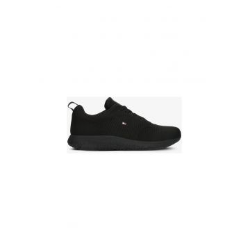Pantofi sport barbati -  Corporate Knit Rib Runner - Piele naturala - Negru Pantofi sport barbati -  Corporate Knit Rib Runner - Piele naturala - Negru