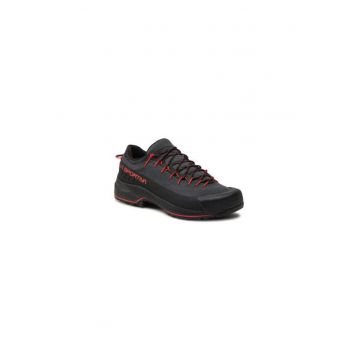 Pantofi sport barbati -  trekking - piele naturala - negru - Pantofi sport barbati -  trekking - piele naturala - negru -