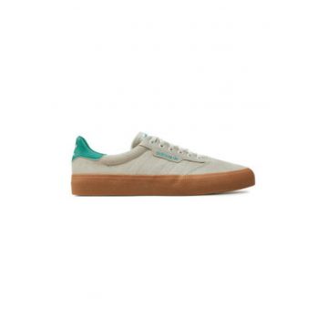 Pantofi sport din piele cu detalii contrastante Pantofi sport din piele cu detalii contrastante