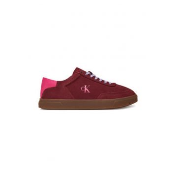 Pantofi sport din piele intoarsa cu garnituri din piele Pantofi sport din piele intoarsa cu garnituri din piele