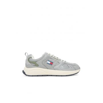 Pantofi sport pentru barbati -  305438010 - piele ecologica - gri