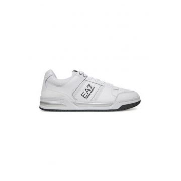 Tenisi barbati - Emporio Armani  piele naturala - alb - Tenisi barbati - Emporio Armani  piele naturala - alb -