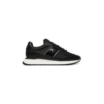 Tenisi barbati -  piele naturala - negru - Tenisi barbati -  piele naturala - negru -