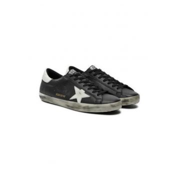 Tenisi barbati -  Super-Star Classic With List - piele naturala - negru - Tenisi barbati -  Super-Star Classic With List - piele naturala - negru -