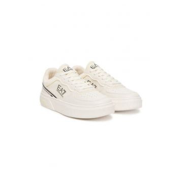 Tenisi unisex - Emporio Armani  piele ecologica - bej Tenisi unisex - Emporio Armani  piele ecologica - bej