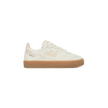 Tenisi unisex - Flamingos Life - piele ecologica - bej - Tenisi unisex - Flamingos Life - piele ecologica - bej -