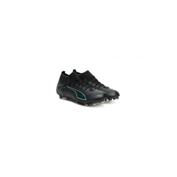 Pantofi de fotbal barbati -  material sintetic - negru/verde Pantofi de fotbal barbati -  material sintetic - negru/verde