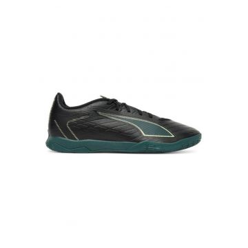 Pantofi de fotbal barbati -  piele ecologica - negru/verde - Multicolor