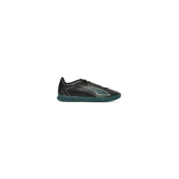 Pantofi de fotbal barbati -  piele ecologica - negru/verde Pantofi de fotbal barbati -  piele ecologica - negru/verde