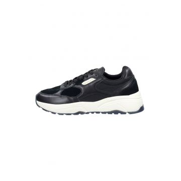 Pantofi sport cu talpa wedge si garnituri din piele intoarsa Newile Pantofi sport cu talpa wedge si garnituri din piele intoarsa Newile
