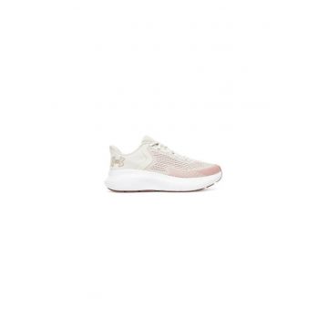 Pantofi sport dama -  alb bej - material textil Pantofi sport dama -  alb bej - material textil