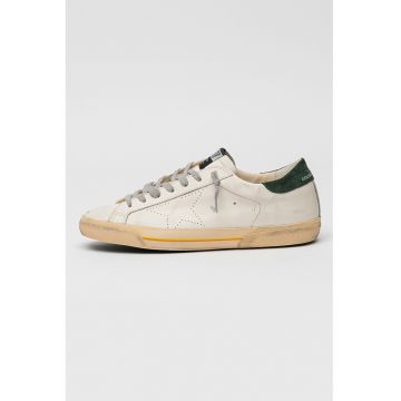 Pantofi sport de piele cu insertii de piele intoarsa Pantofi sport de piele cu insertii de piele intoarsa