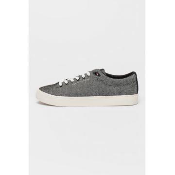 Pantofi sport din in cu logo Pantofi sport din in cu logo