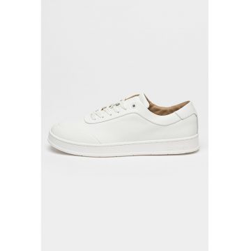 Pantofi sport din piele cu sireturi Pantofi sport din piele cu sireturi