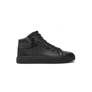 Pantofi sport  pentru Barbati - high top lace up w/ zipmono - HM0HM01497-0GT - Negru Pantofi sport  pentru Barbati - high top lace up w/ zipmono - HM0HM01497-0GT - Negru