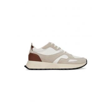 Tenisi barbatesti -  304959707 - piele naturala - alb/bej - Tenisi barbatesti -  304959707 - piele naturala - alb/bej -