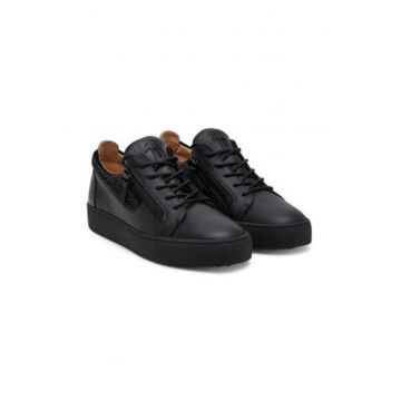 Tenisi barbatesti -  305490124 - piele naturala - negru Tenisi barbatesti -  305490124 - piele naturala - negru