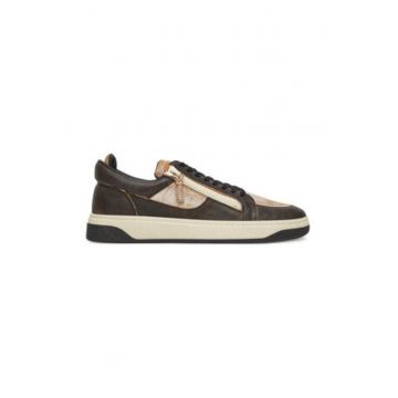 Tenisi barbatesti -  305490186 - piele naturala - maro/alb Tenisi barbatesti -  305490186 - piele naturala - maro/alb
