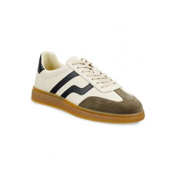 Tenisi barbatesti -  305603517 - piele naturala - crem - Tenisi barbatesti -  305603517 - piele naturala - crem -