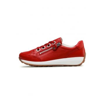 Tenisi de dama -  208343701 - piele naturala - rosu Tenisi de dama -  208343701 - piele naturala - rosu