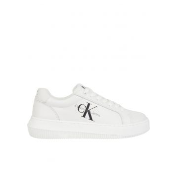 Pantofi sport din piele cu logo Pantofi sport din piele cu logo