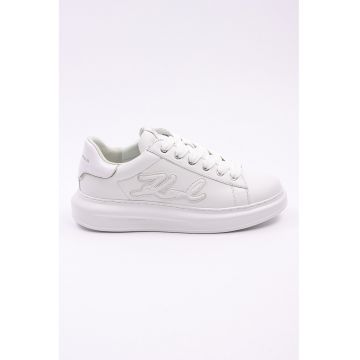 Pantofi sport din piele cu logo Pantofi sport din piele cu logo