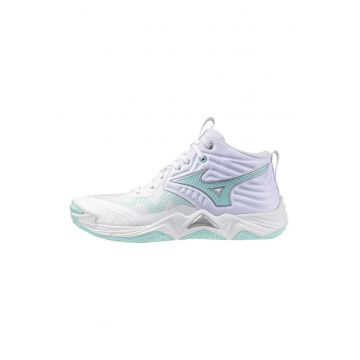 Pantofi sport  Wave Momentum Elite MID - alb/verde - sintetic Pantofi sport  Wave Momentum Elite MID - alb/verde - sintetic