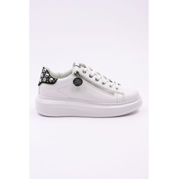 Pantofi sport de piele cu tinte