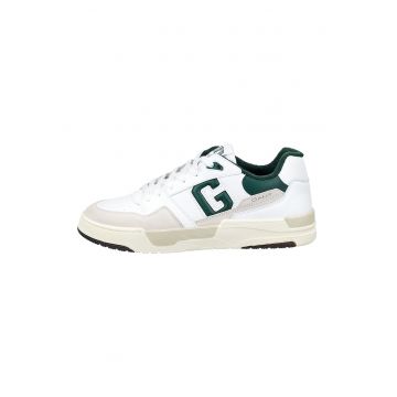 Pantofi sport din piele cu garnituri din piele intoarsa Brookpal